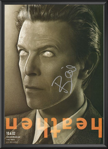 David Bowie - Heathen Signed Music Print